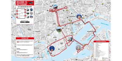Kart av Rotterdam buss 